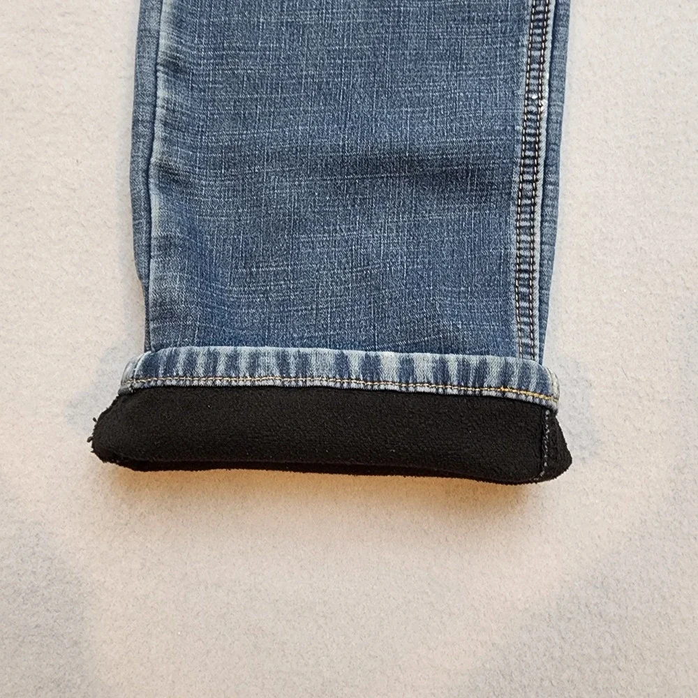 Weatherproof Vintage Fleece Lined Jeans Men's 32x32 Regular Fit Distressed Blue